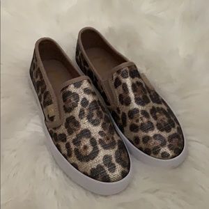 Leopard Slip on Sneakers